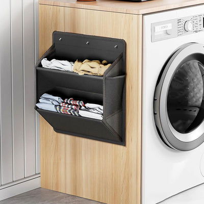 RV shoe storage (adhesive), over-door rack with deep pockets – for motorhomes, narrow wardrobes, 1 piece