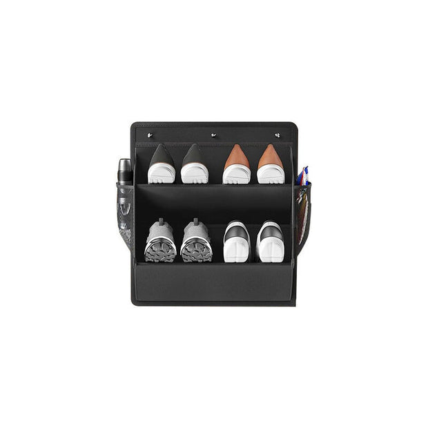 RV shoe storage (adhesive), over-door rack with deep pockets – for motorhomes, narrow wardrobes, 1 piece