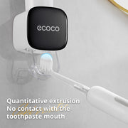 Wall - mounted Automatic Dust - proof Toothpaste Dispenser for Adults and Children - Bathroom Accessories Set