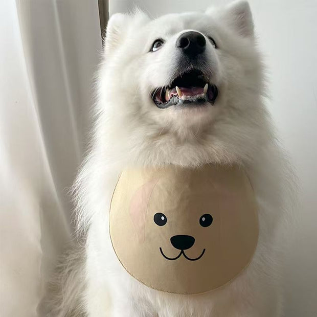 Dog drool bib cute bib clothes large dog pet bib