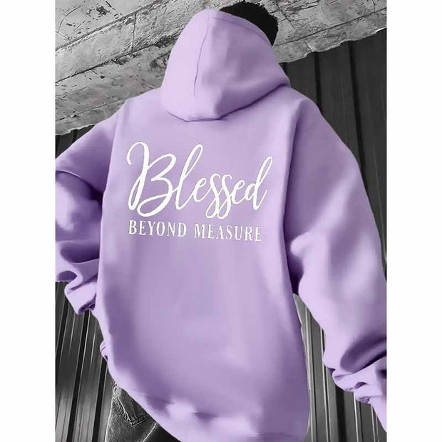 Hooded Sweatshirt Fashion Trendy Loose Hooded Top