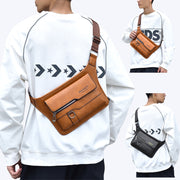 Men's large capacity waterproof chest bag large capacity crossbody bag shoulder bag ﻿