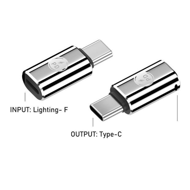 Lighting female to TYPE-C male 27W fast charging adapter suitable for Apple 15 mobile phone charging converter