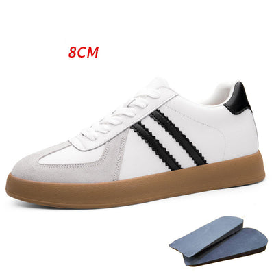 Invisible Height-Increasing Men's Shoes  Derby Shoes Men's Daily Casual Shoes Fashion Sports Shoes Height-Increasing Shoes 8CM Sneakers