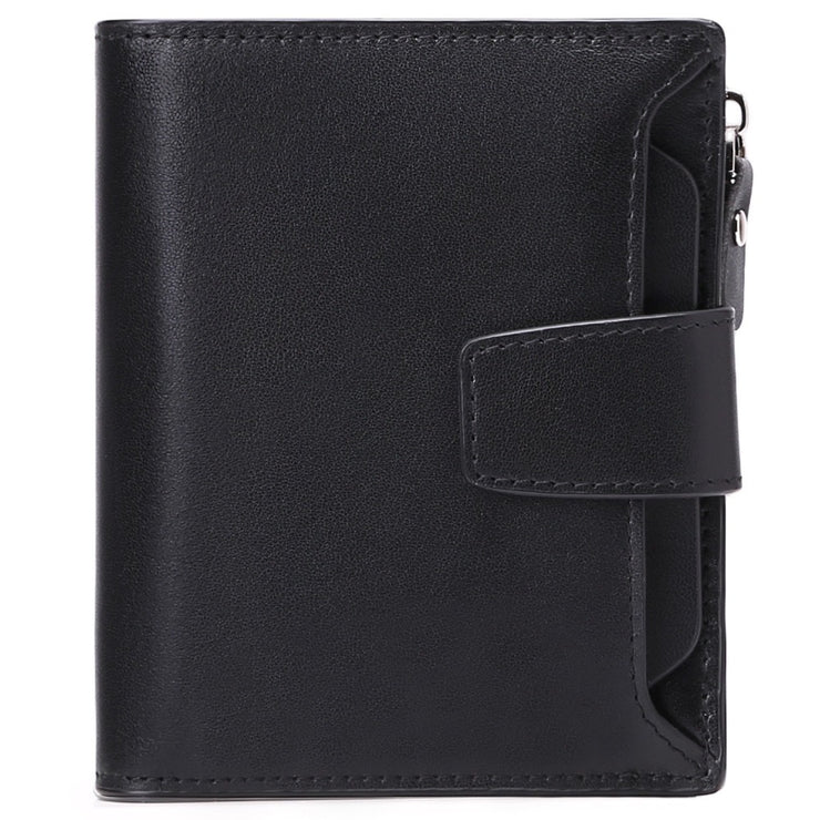 Men's short genuine leather wallet first layer cowhide Korean style fashion casual wallet driver's license wallet father's day gift